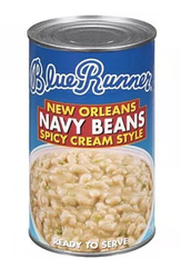 Blue Runner Navy Beans New Orleans Spicy Cream Style 27 oz.